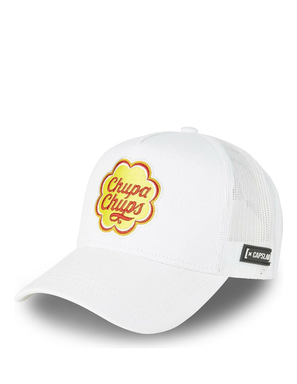 Gorra Capslab Chupa Chups Blanca Unisex