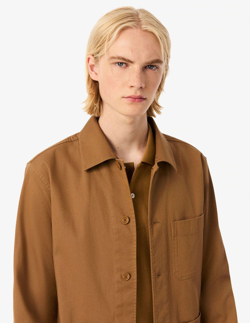 Sobrecamisa Lacoste de Pana Marrón Hombre