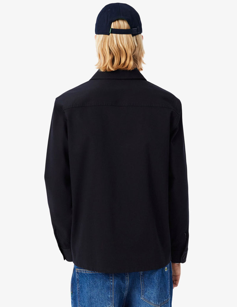 Sobrecamisa Lacoste de Pana Azul Marino Hombre