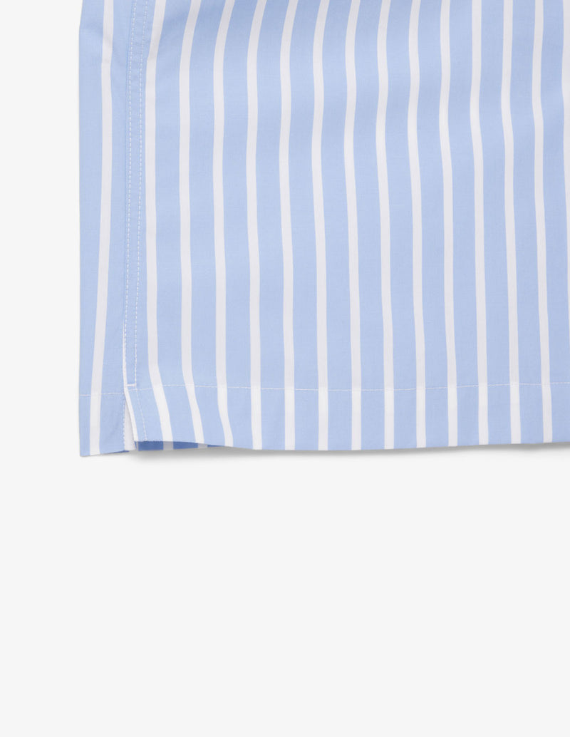 Camisa Lacoste de Rayas Azul Hombre