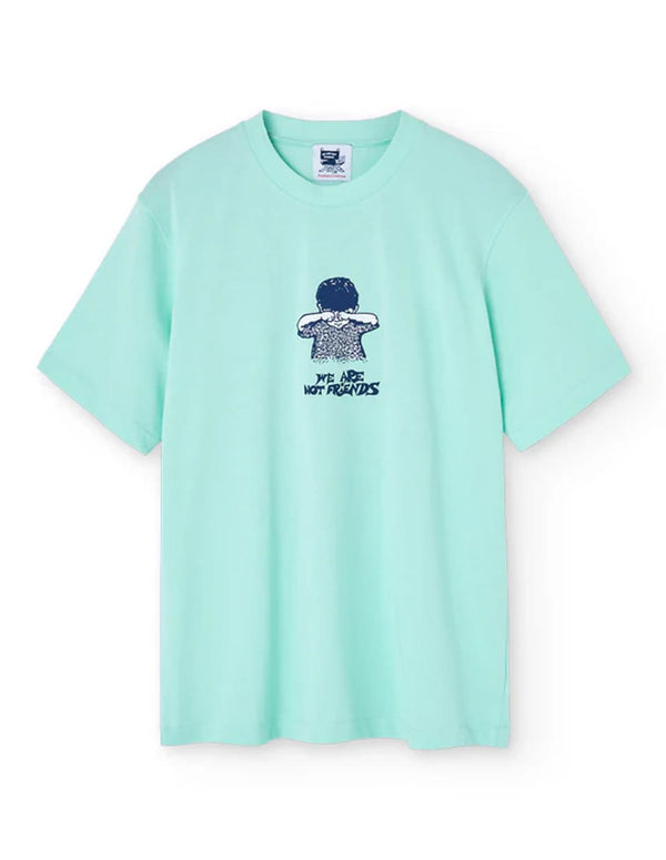 Camiseta We Are Not Friends Childhood Verde Hombre