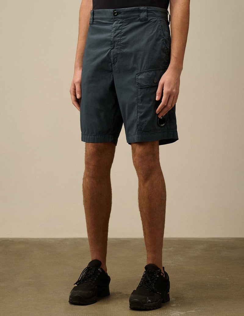 Pantalón Corto C.P. Company Cargo Fili Strech Azul Hombre