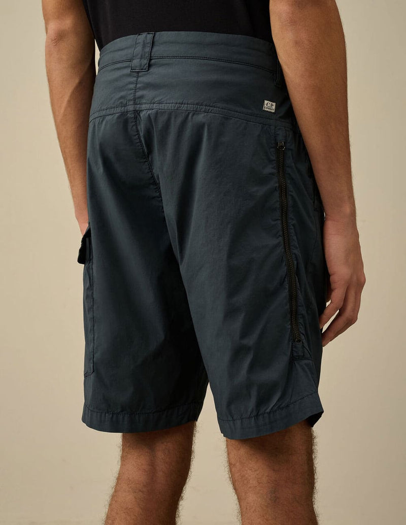 Pantalón Corto C.P. Company Cargo Fili Strech Azul Hombre