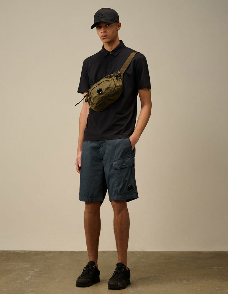 Pantalón Corto C.P. Company Cargo Fili Strech Azul Hombre