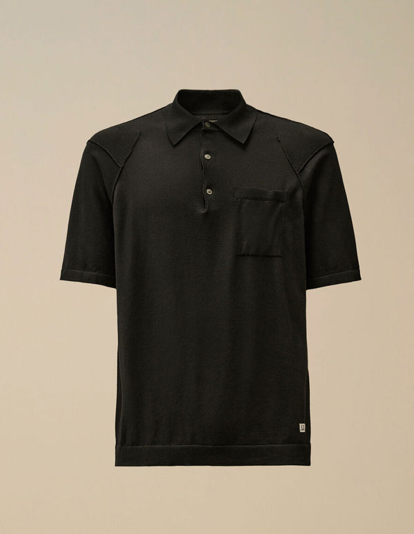 Polo C.P. Company Sea Island Negro Hombre