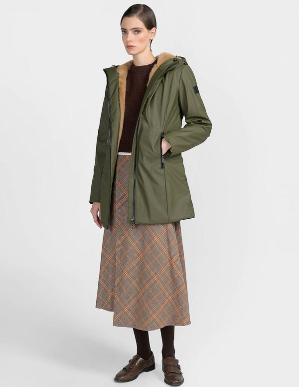 Parka Canadian Terrabone Verde Mujer