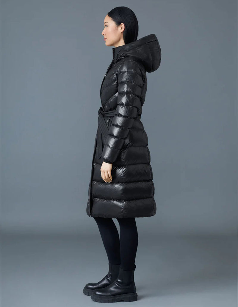 Abrigo MACKAGE Coralia Plumón Reciclado Negro Mujer