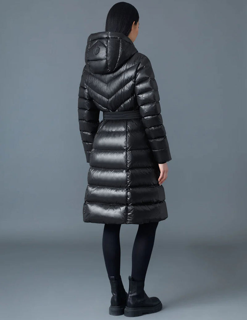 Abrigo MACKAGE Coralia Plumón Reciclado Negro Mujer