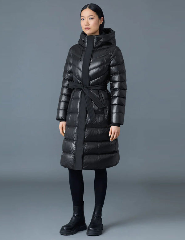 Abrigo MACKAGE Coralia Plumón Reciclado Negro Mujer