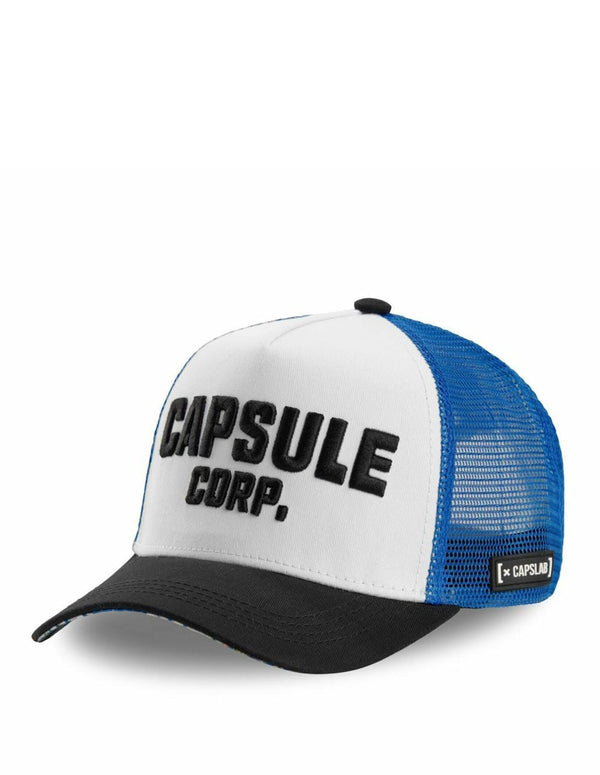 Gorra Capslab Capsule Corporation Dragon Ball Blanca y Azul Unisex