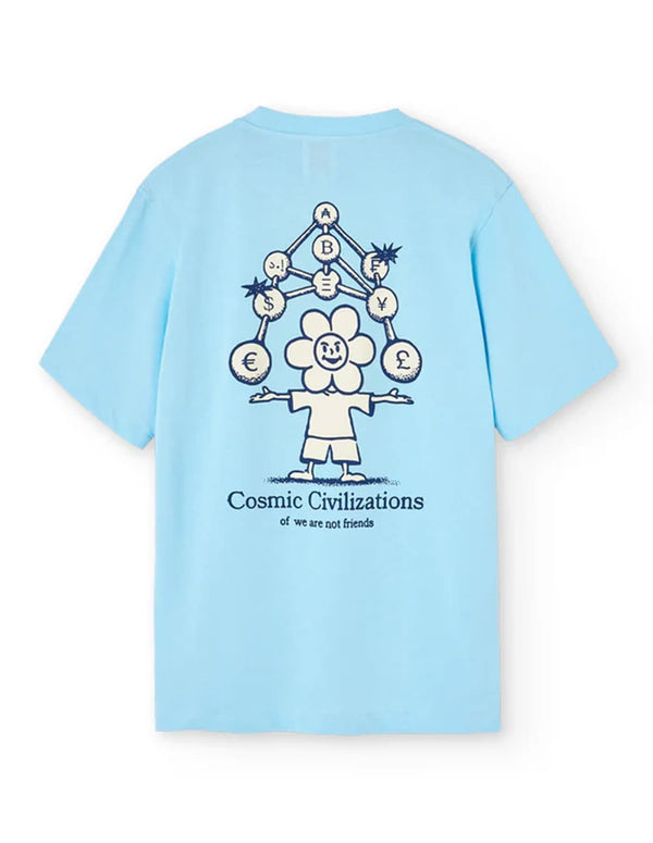 Camiseta We Are Not Friends Cosmic Azul Hombre