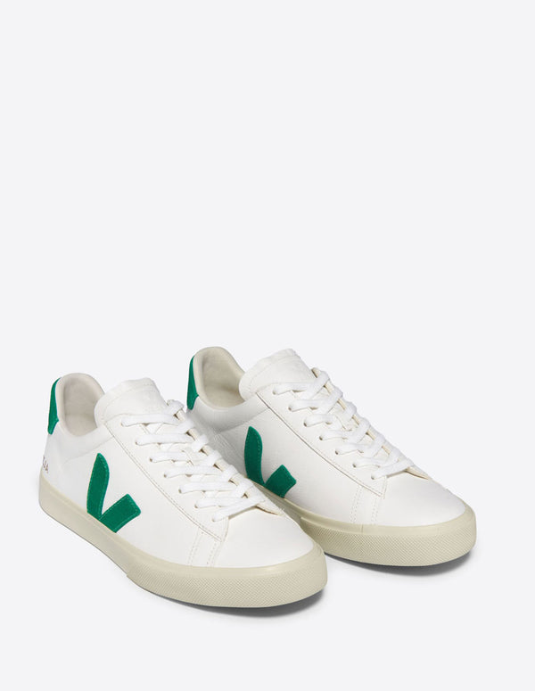 Veja Campo Leather Blancas y Verdes Unisex