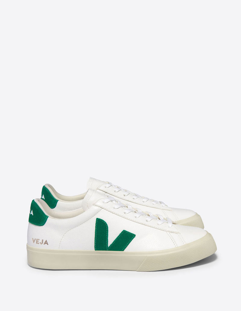 Veja Campo Leather Blancas y Verdes Unisex