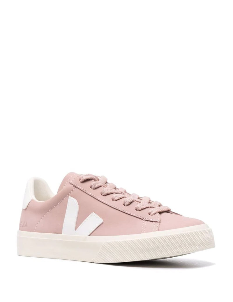 Veja Campo Nubuck Pink and White Woman