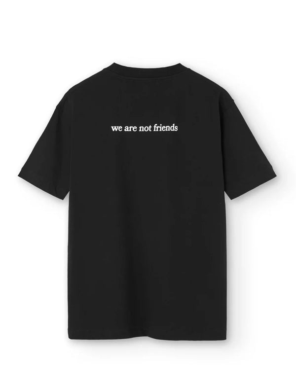 Camiseta We Are Not Friends Craft Pasta Negra Hombre