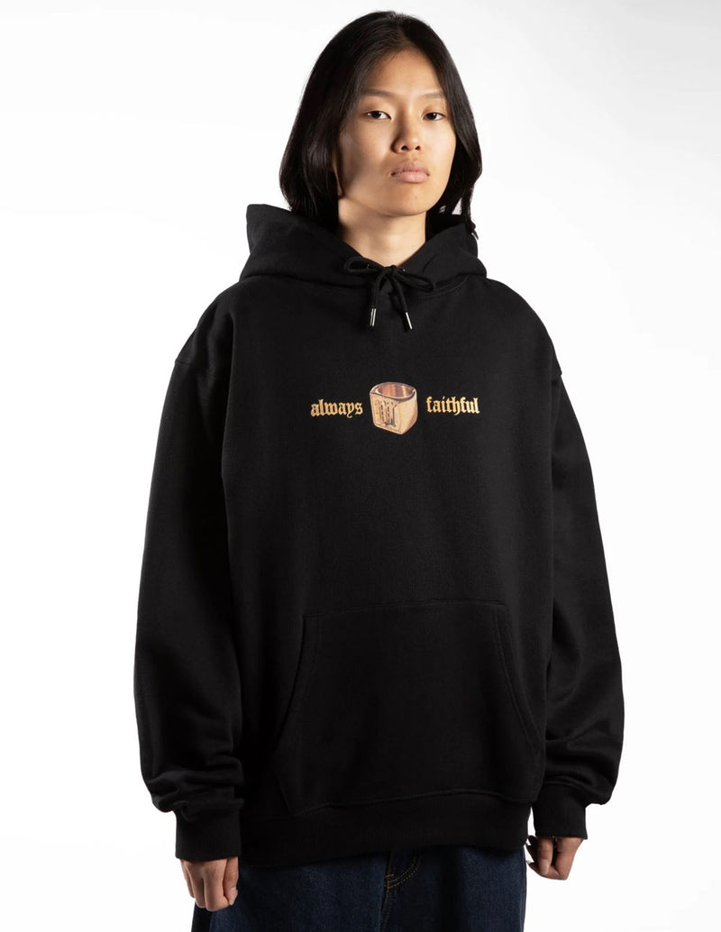 Sudadera con Capucha WASTED con Estampado Negra Unisex