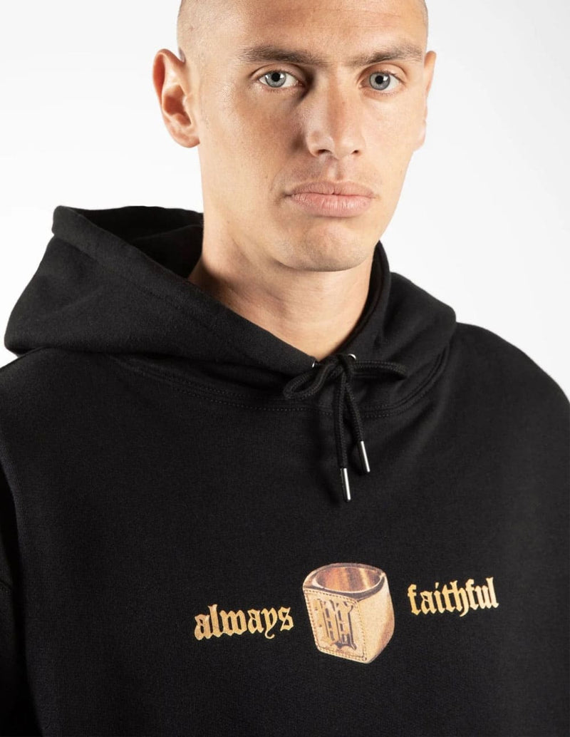 Sudadera con Capucha WASTED con Estampado Negra Unisex