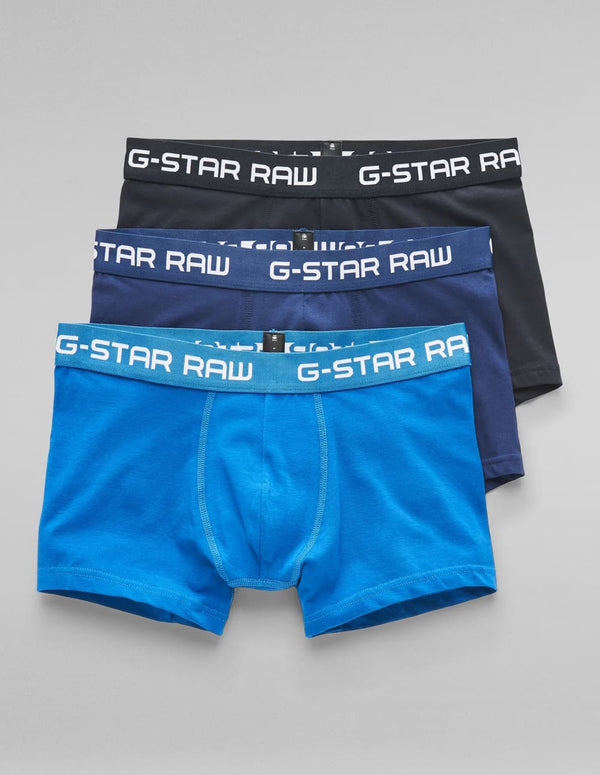 Boxer G-Star Classic Pack de 3 Azul Hombre