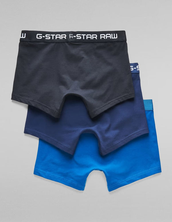 Boxer G-Star Classic Pack de 3 Azul Hombre