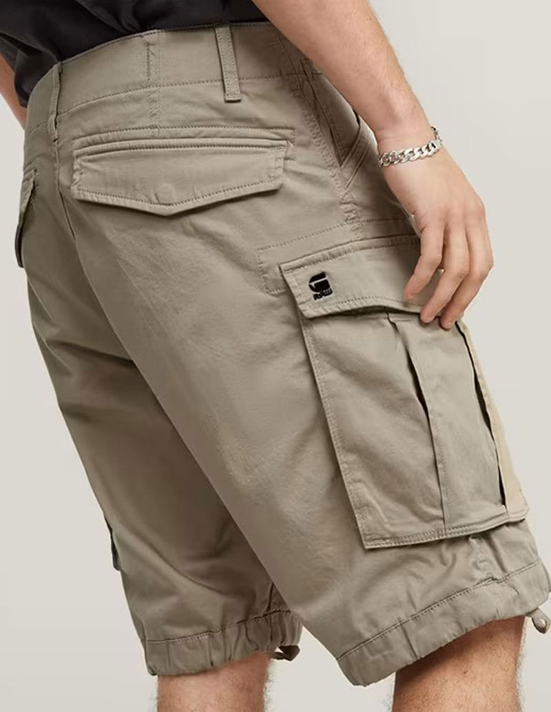 Pantalón Corto G-Star Rovic Zip Relaxed Beige Hombre