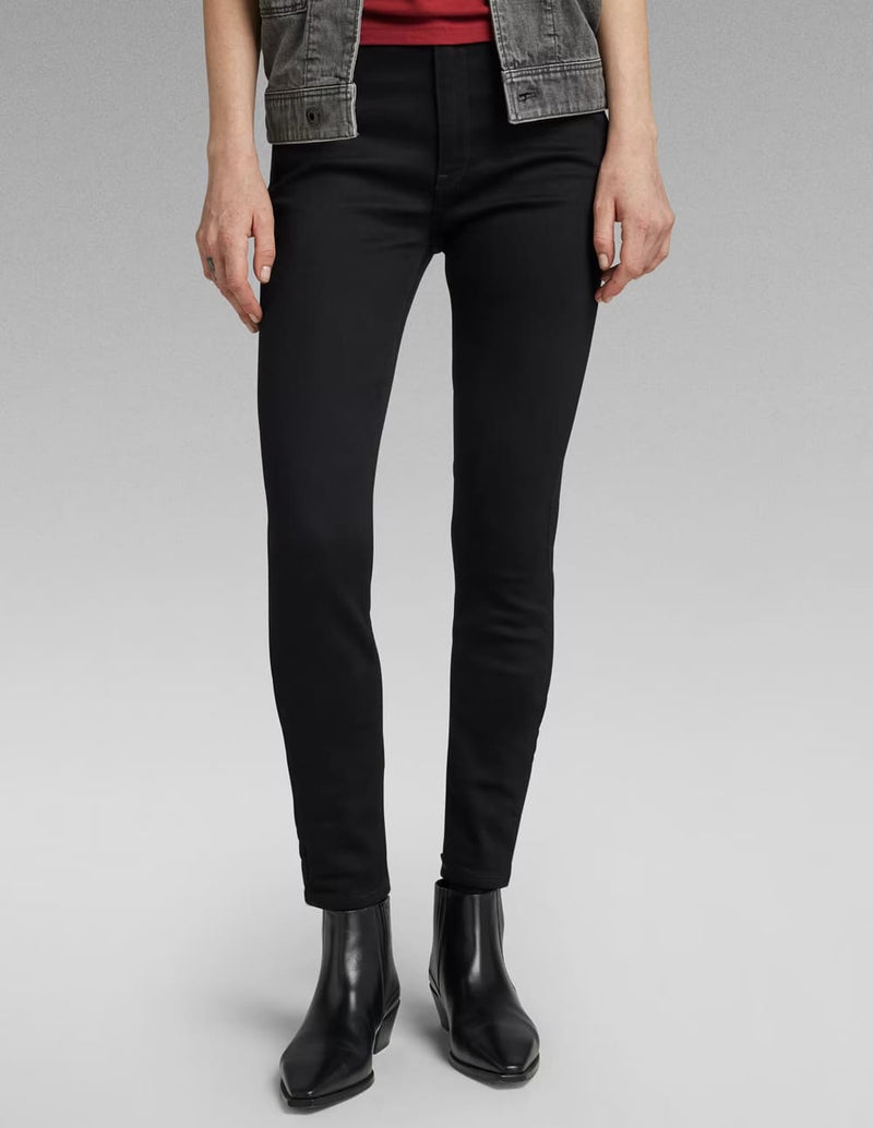 Skinny High Jeans - Gris oscuro - MUJER