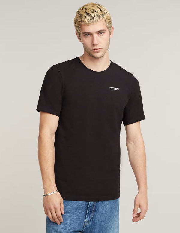 Camiseta G-Star Slim Base Negra Hombre