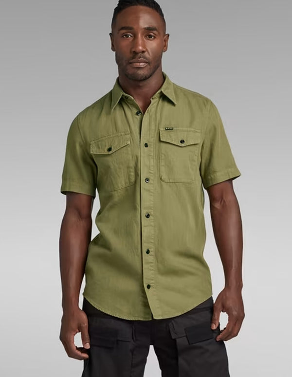 Camisa G-Star Marine Slim Verde Hombre
