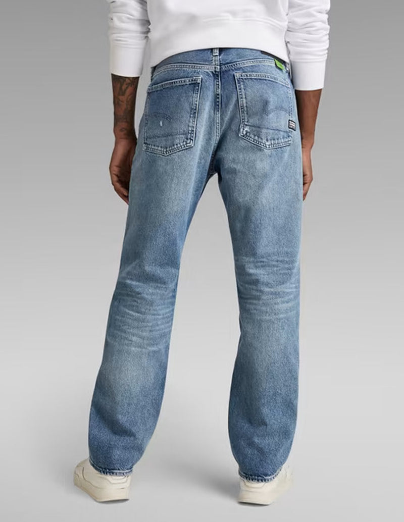G-Star Type 49 Relaxed Straight Selvedge Jeans Blue