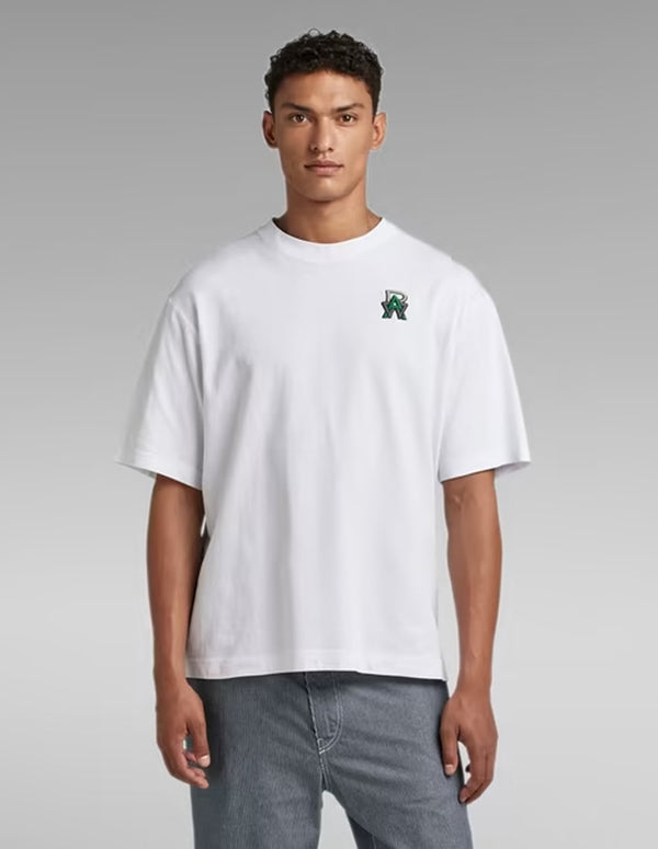 Camiseta G-Star Embro Raw Boxy Blanca Hombre