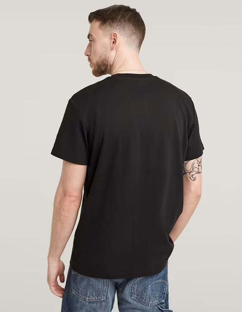 Camiseta G-Star G-Script Negra Hombre