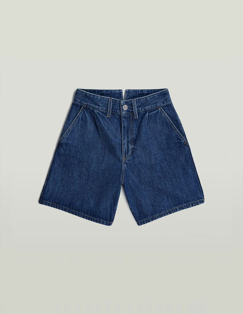 Pantalón Corto G-Star Barrel Utility Azul Mujer