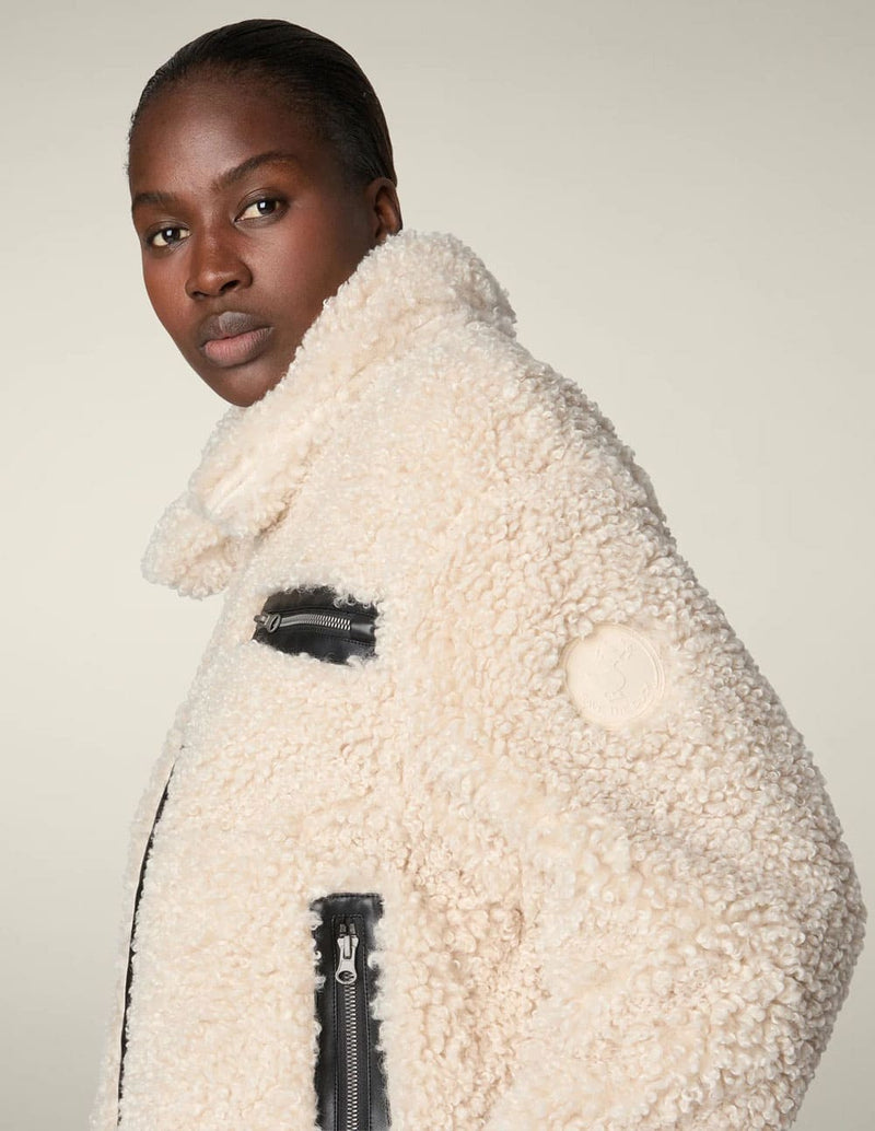 Chaqueta Save The Duck Hester Beige Mujer