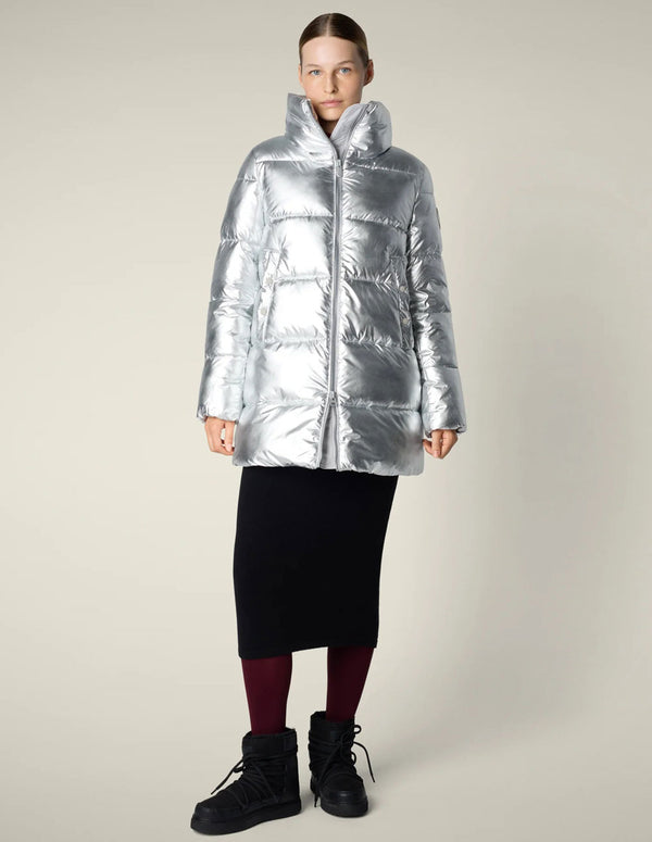 Plumas Save The Duck Gerda Plateado Mujer