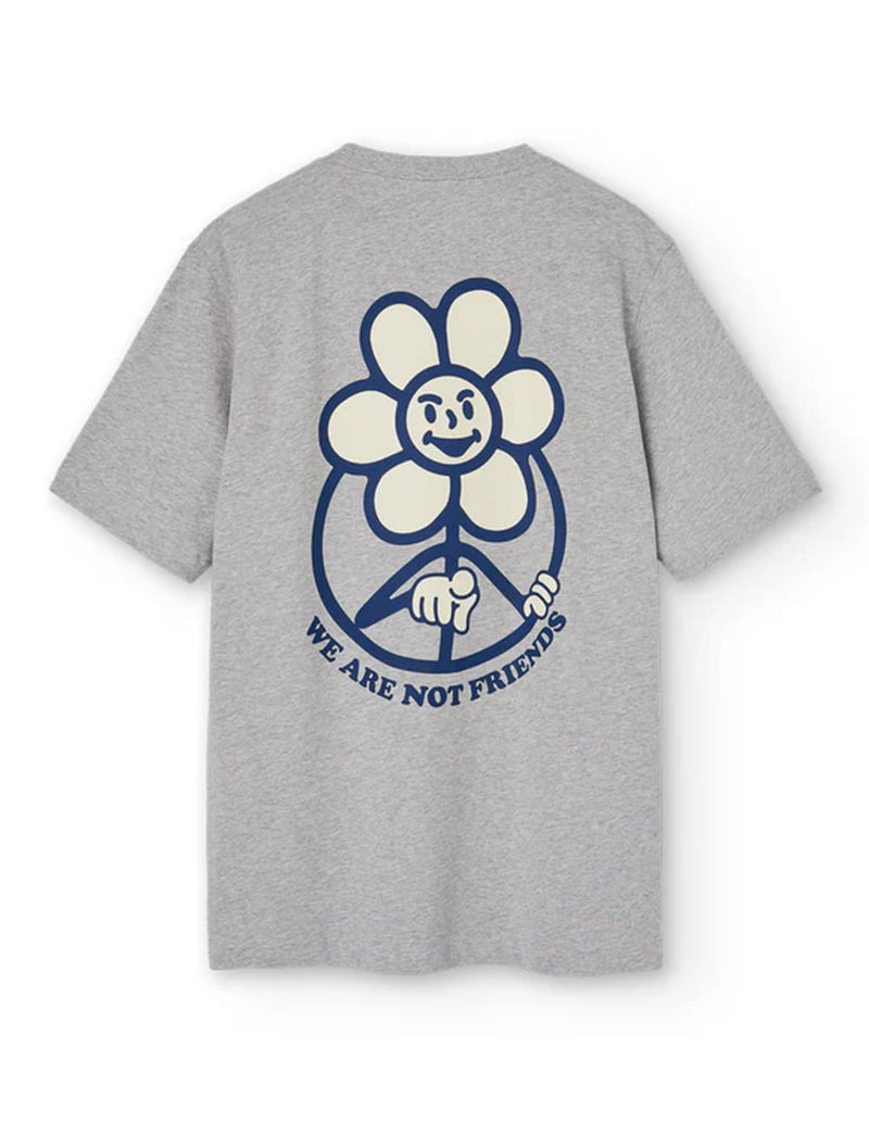 Camiseta We Are Not Friends Daisy Logo Gris Hombre