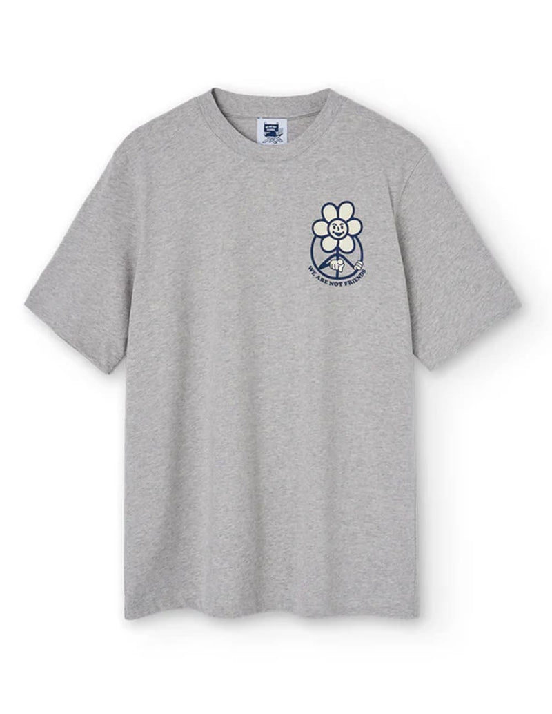 Camiseta We Are Not Friends Daisy Logo Gris Hombre