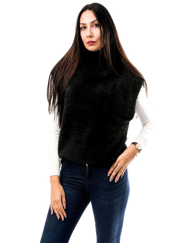 Jersey Replay sin Mangas Negro Mujer