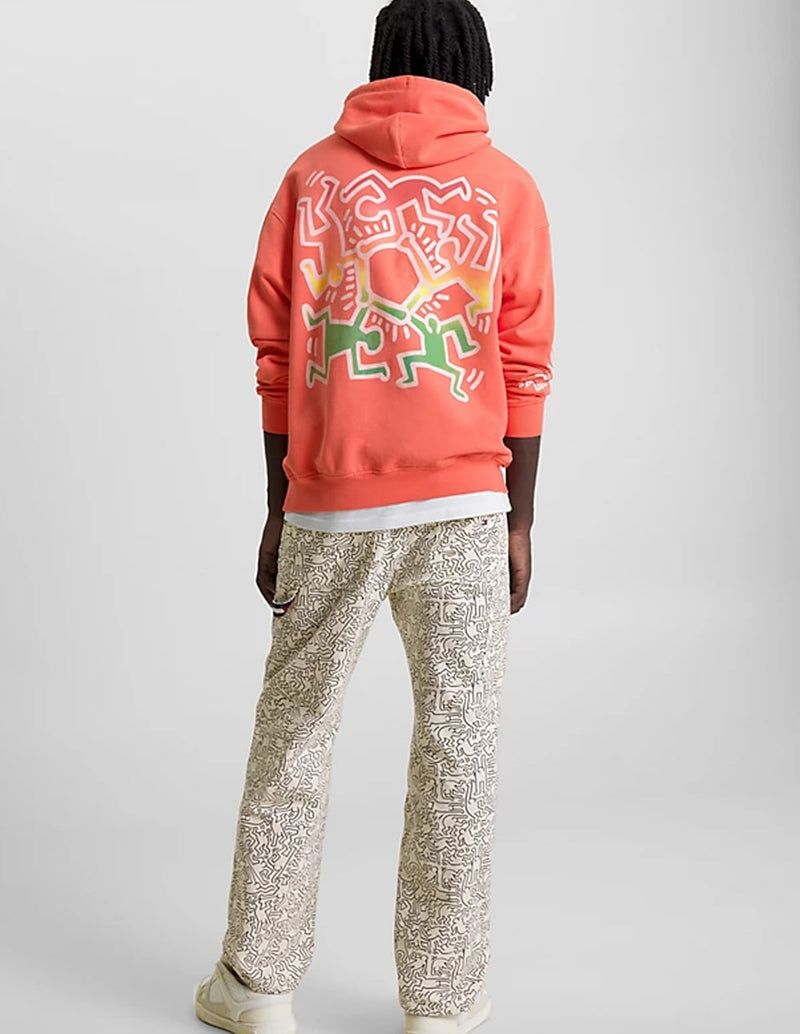 Tommy Jeans x Keith Haring Dual Gender Orange Unisex Hoodie