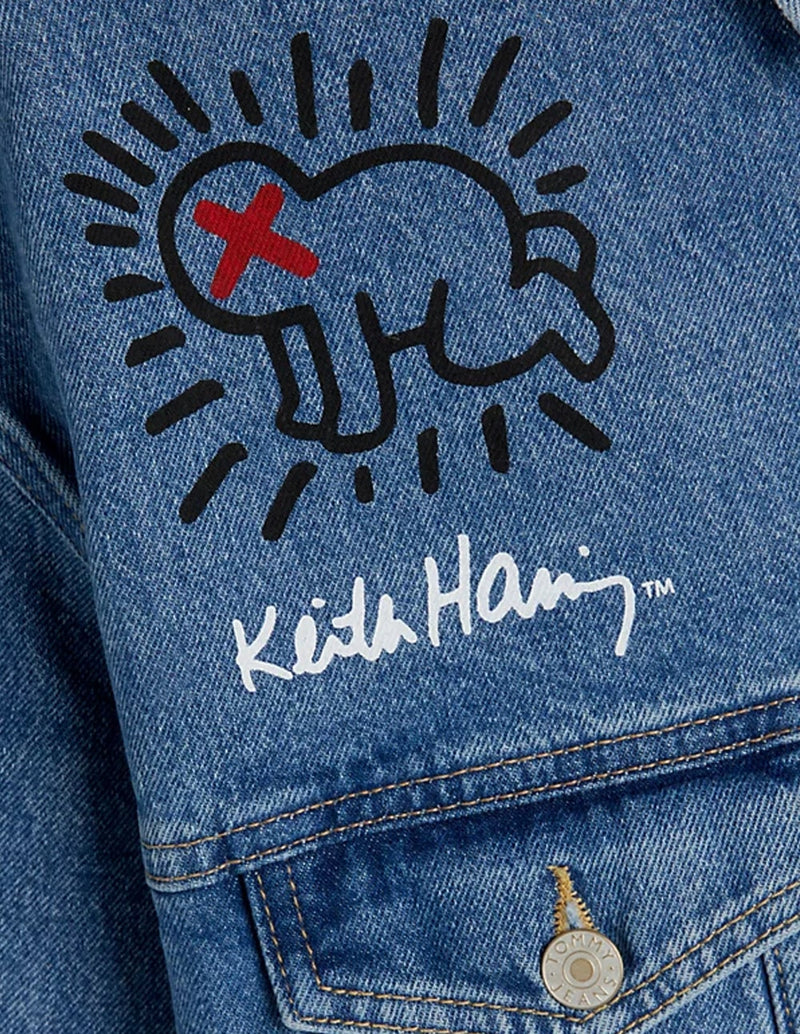 Chaqueta Vaquera Tommy Jeans x Keith Haring Dual Gender Azul Unisex