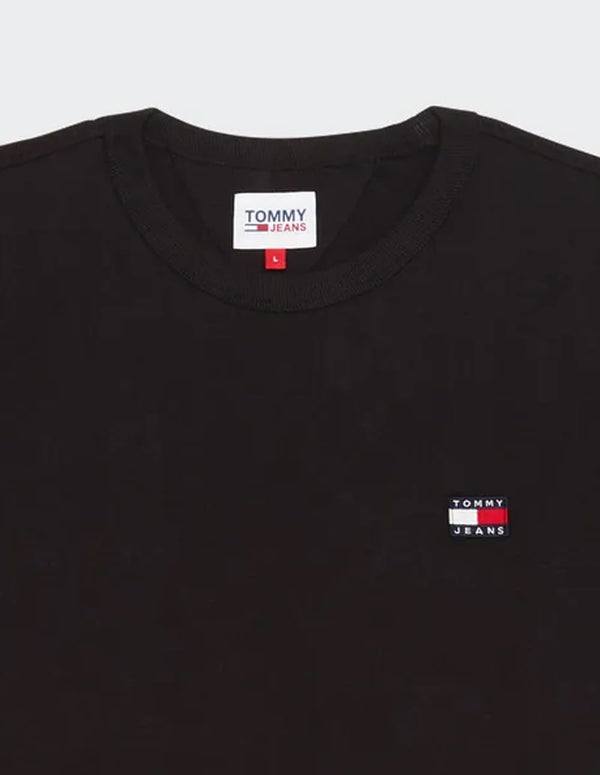 Camiseta Tommy Jeans con Logo Negra Hombre