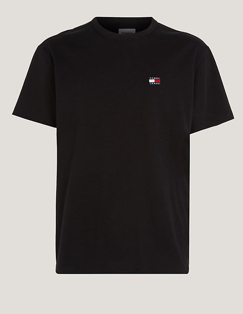 Camiseta Tommy Jeans con Logo Negra Hombre