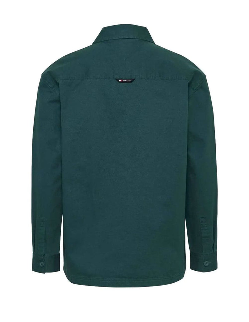 Sobrecamisa Tommy Jeans con Logo Verde Hombre