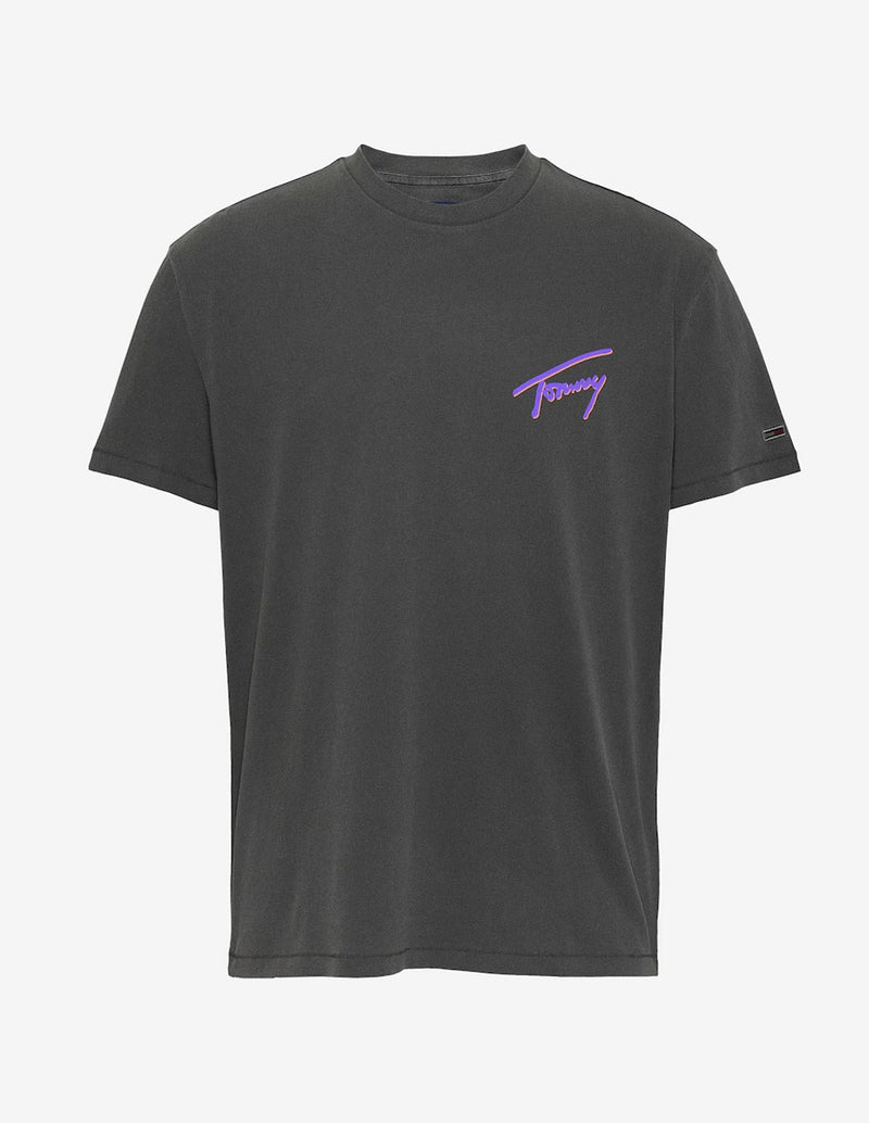 Camiseta Tommy Jeans Logo Graphic Negra Hombre