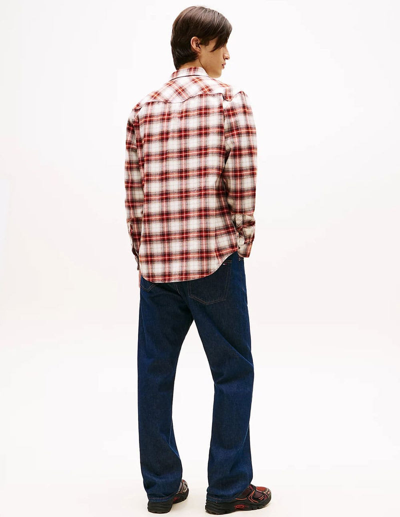 Camisa Tommy Jeans Wenster de Cuadros Multicolor Hombre