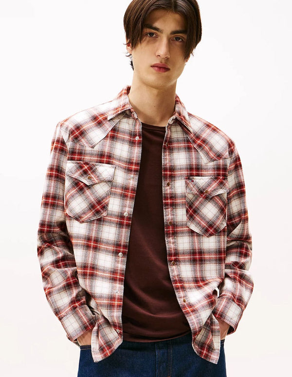 Camisa Tommy Jeans Wenster de Cuadros Multicolor Hombre