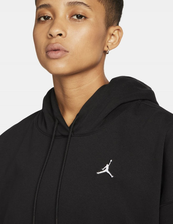 Jordan Essentials Logo Hoodie Black Womens