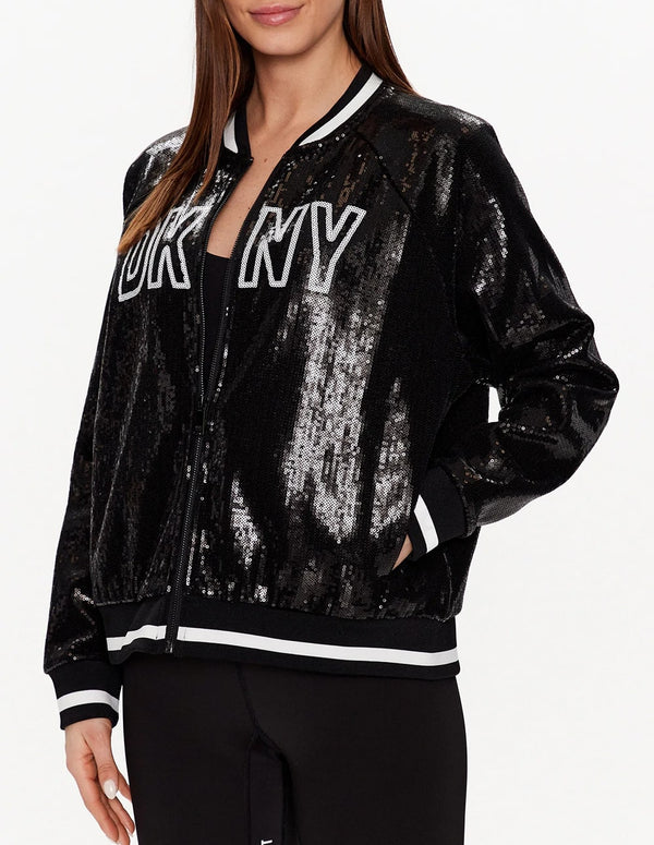 Chaqueta Donna Karan con Logo Negra Mujer