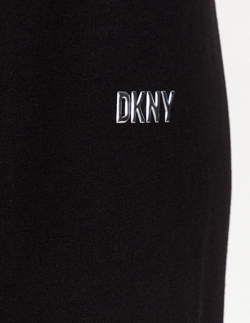 Pantalón Donna Karan con Logo Metalizado Negro Mujer
