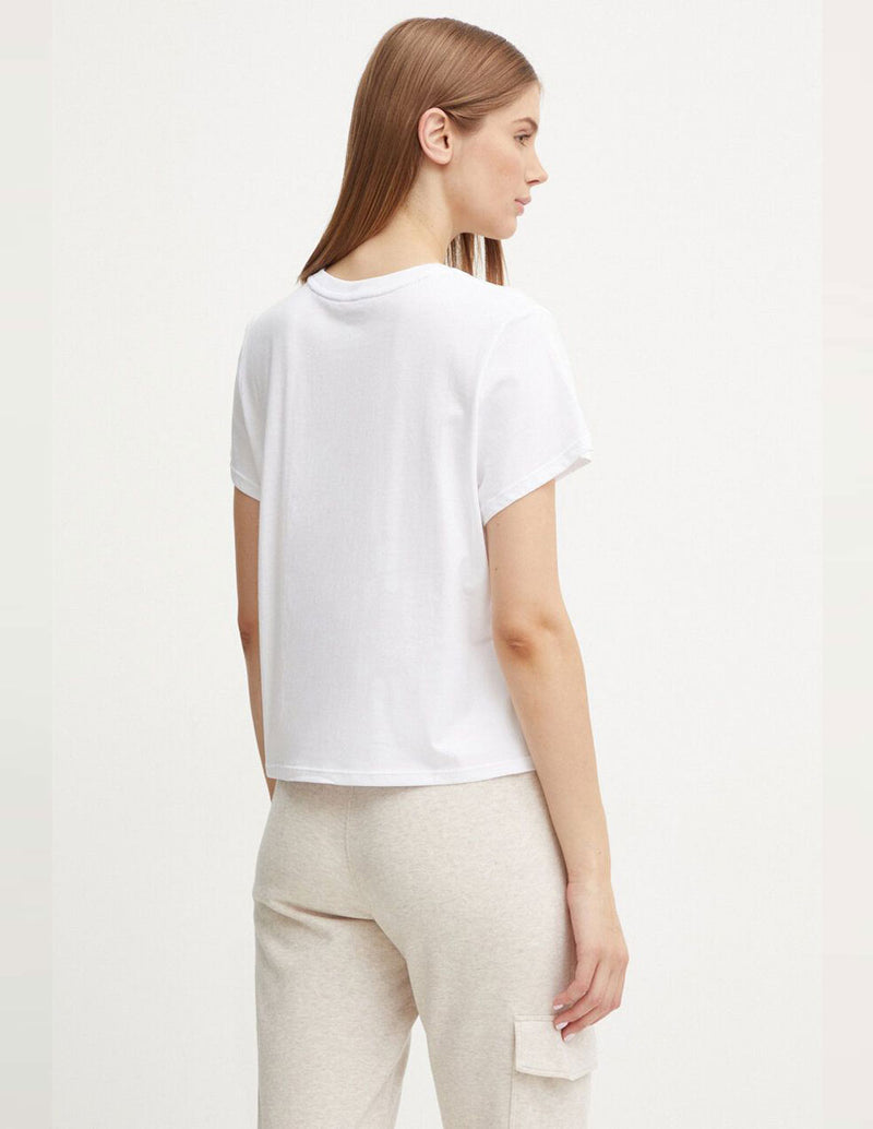 Camiseta Donna Karan con Logo Blanca Mujer