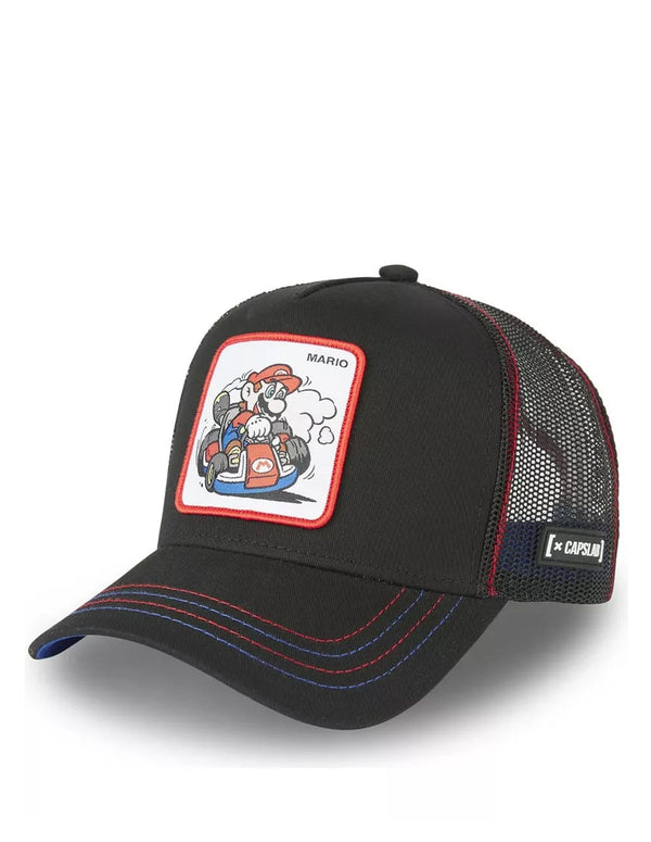 Gorra Capslab Mario Kart Super Mario Bros. Negra Unisex