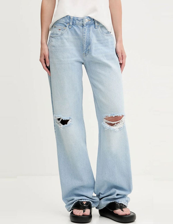 Pantalón Vaquero Tommy Jeans Mia Mid Rise Azul Mujer